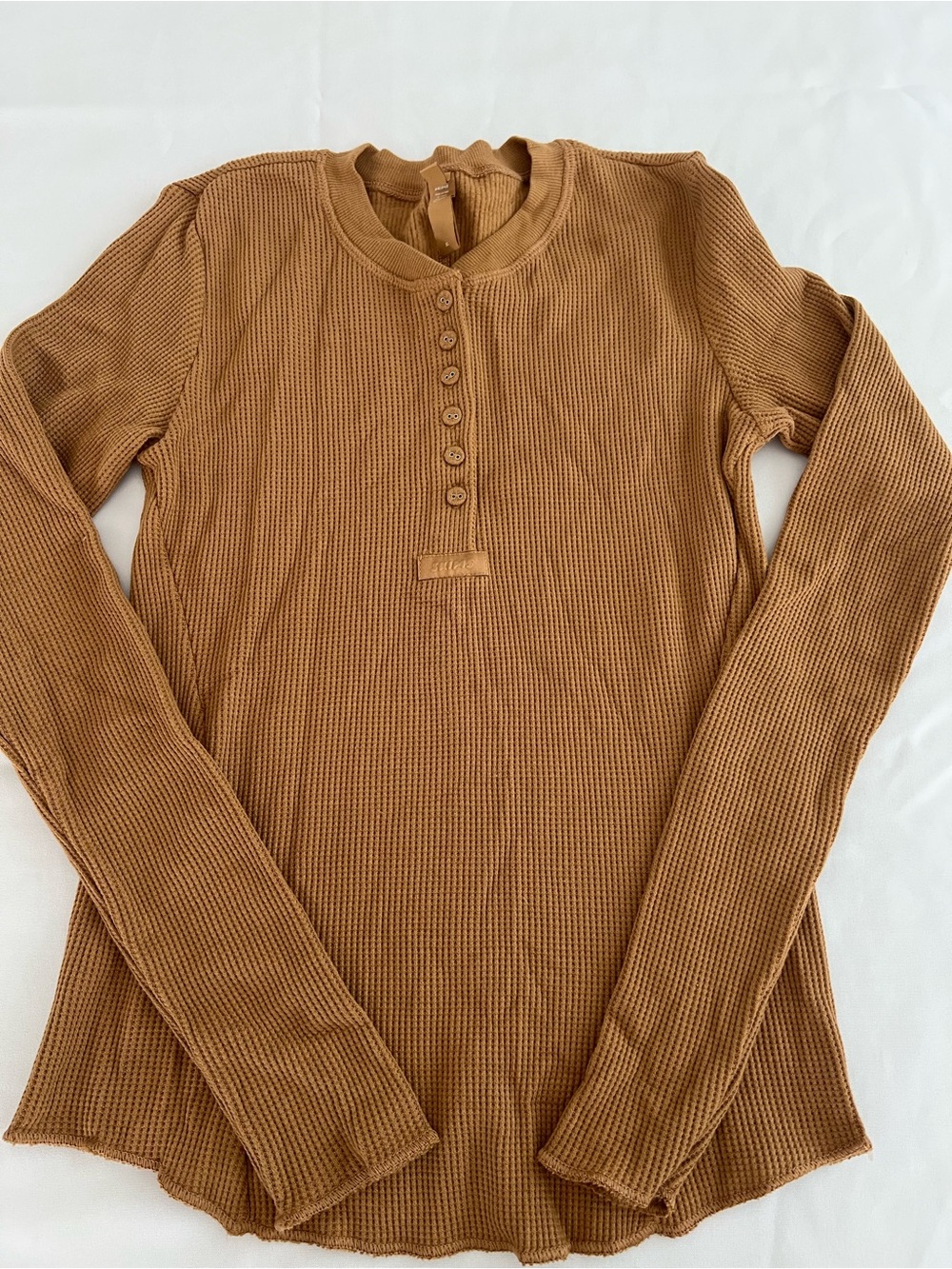 SKIMS Ribbed Button Front Two-Piece Set - Picture 3 of 7